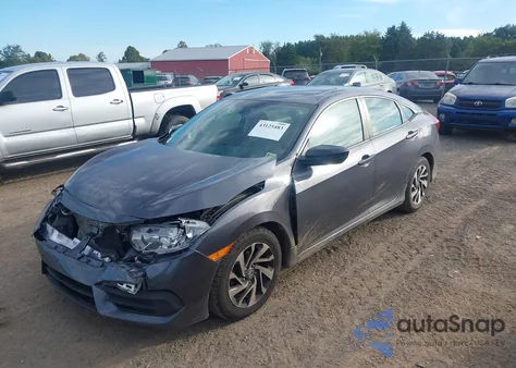 2017 Honda Civic Ex z USA, uszkodzony, nr VIN 19XFC2F78HE027371